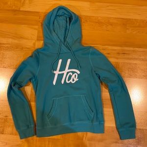 Teal Hollister hoodie
